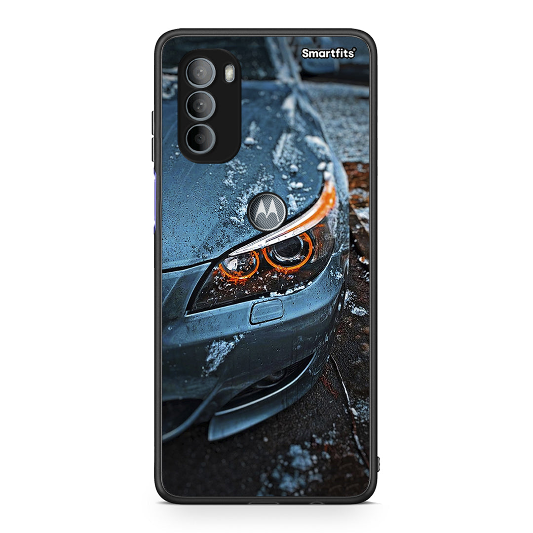 Motorola Moto G31 Bmw E60 Θήκη από τη Smartfits με σχέδιο στο πίσω μέρος και μαύρο περίβλημα | Smartphone case with colorful back and black bezels by Smartfits