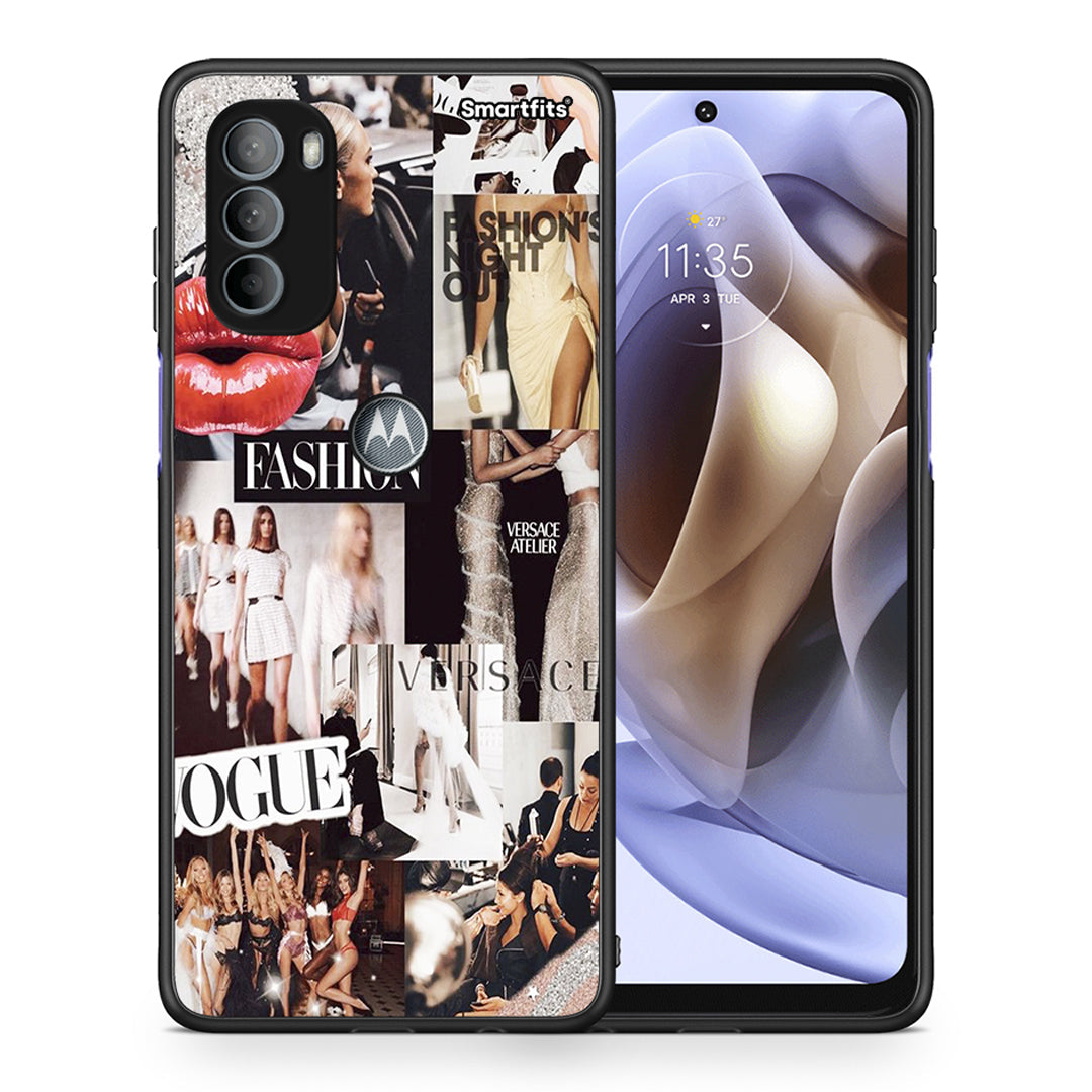 Collage Fashion - Motorola Moto G31 θήκη