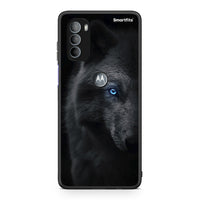Thumbnail for Motorola Moto G31 Dark Wolf θήκη από τη Smartfits με σχέδιο στο πίσω μέρος και μαύρο περίβλημα | Smartphone case with colorful back and black bezels by Smartfits