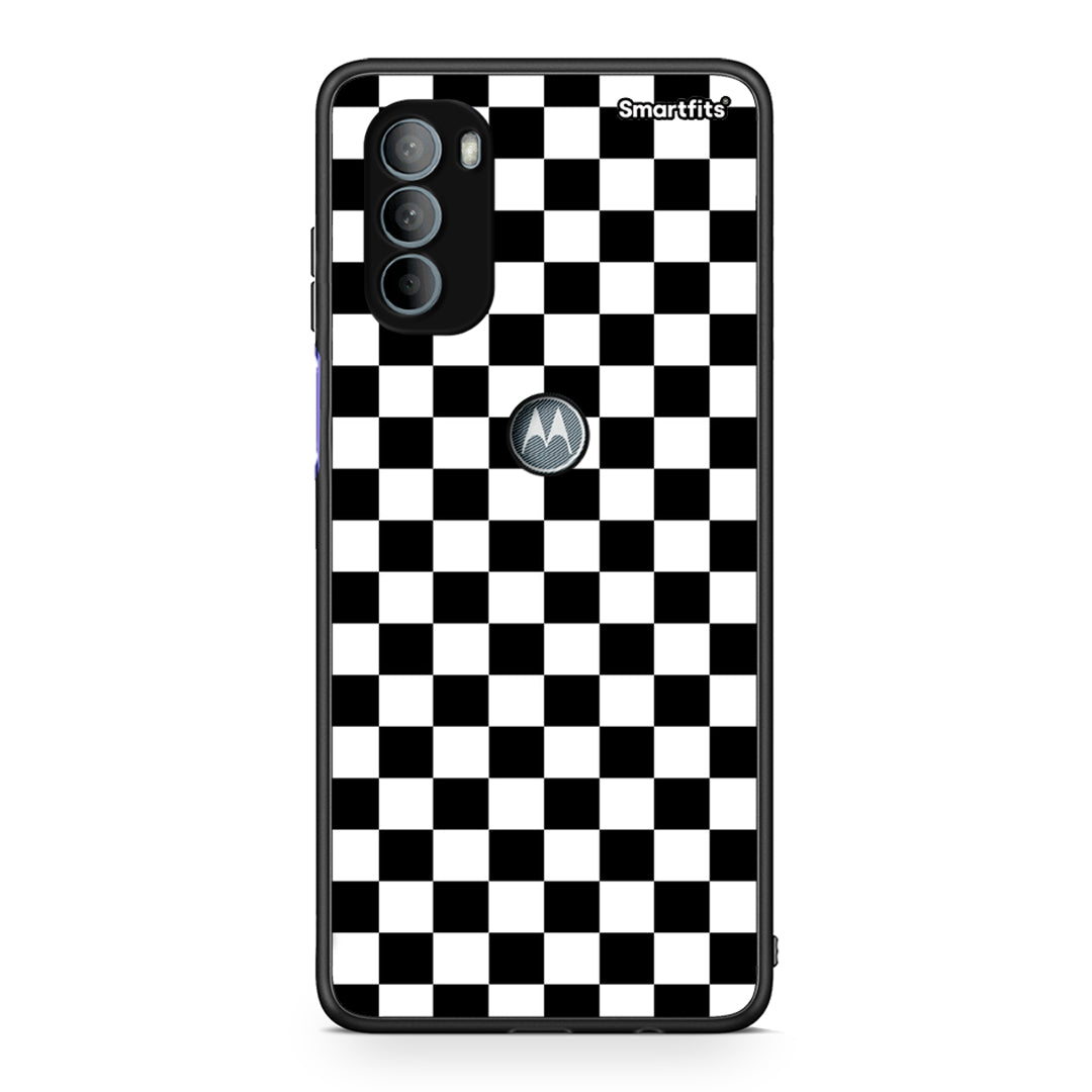 4 - Motorola Moto G31 Squares Geometric case, cover, bumper