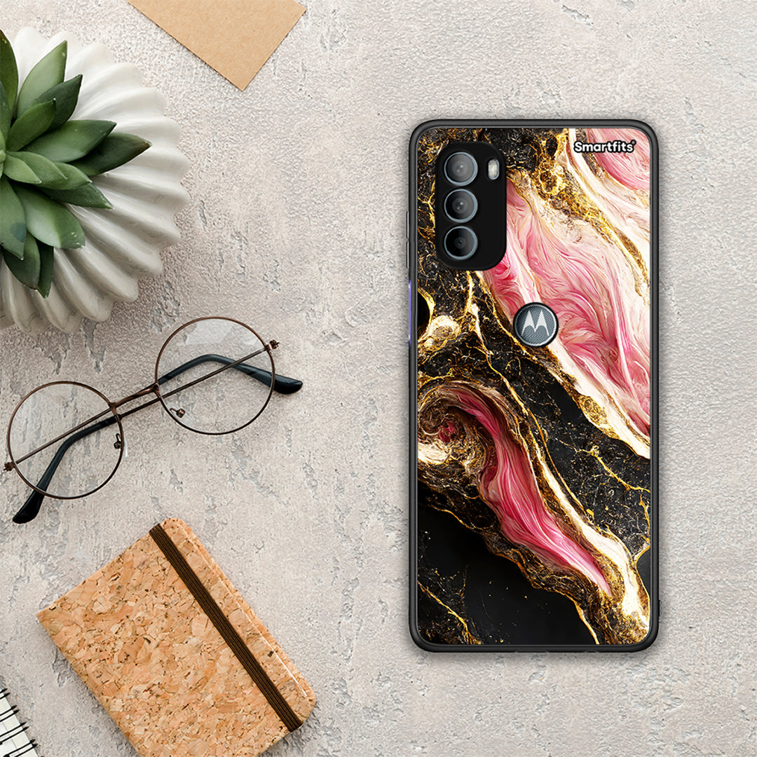 Glamorous Pink Marble - Motorola Moto G31 case