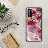 Thumbnail for Juicy Strawberries - Motorola Moto G31 θήκη