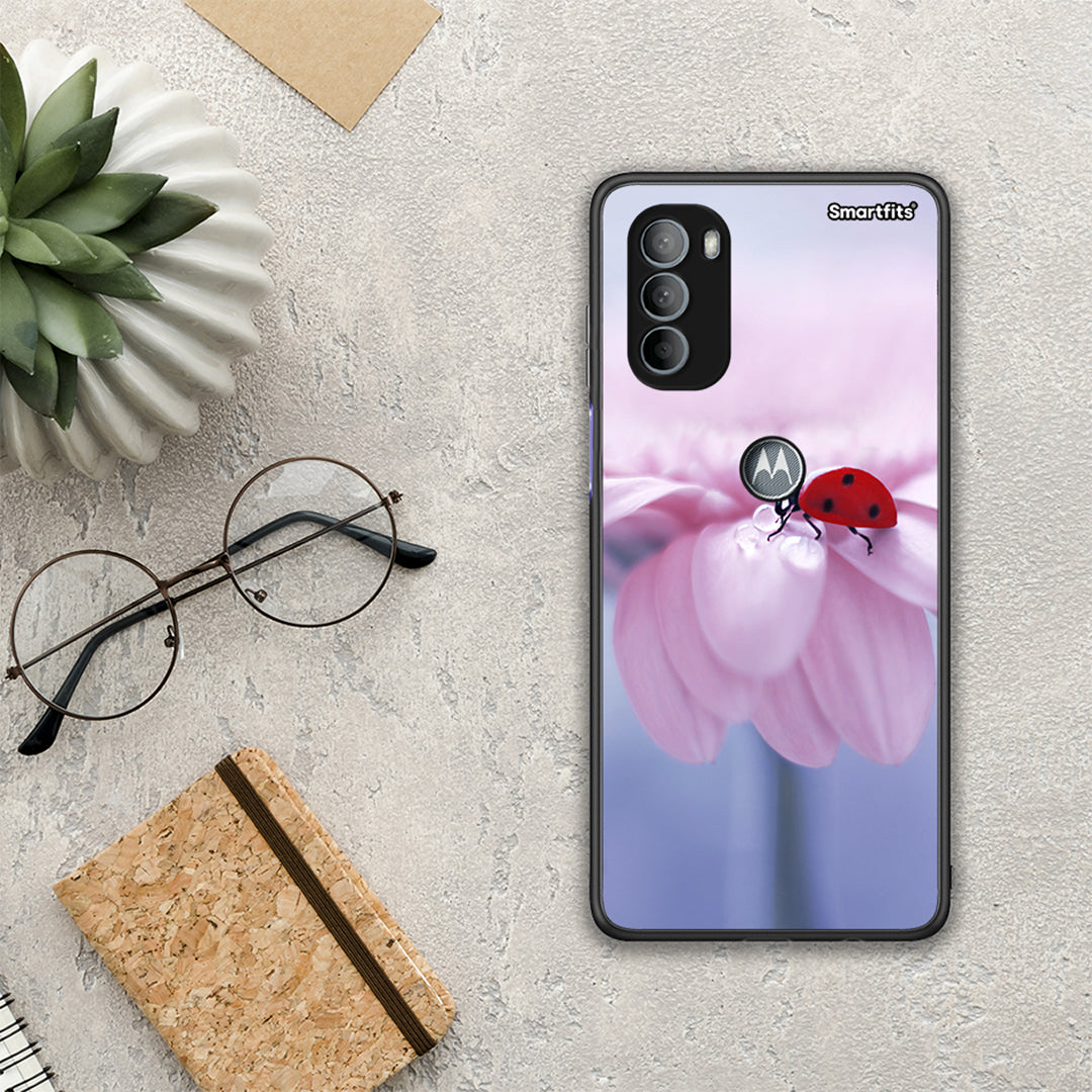 Ladybug Flower - Motorola Moto G31 θήκη