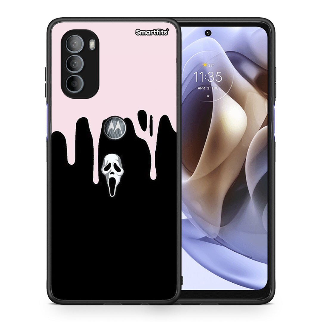 Melting Halloween Mask - Motorola Moto G31 case