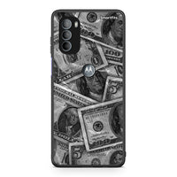 Thumbnail for Motorola Moto G31 Money Dollars θήκη από τη Smartfits με σχέδιο στο πίσω μέρος και μαύρο περίβλημα | Smartphone case with colorful back and black bezels by Smartfits