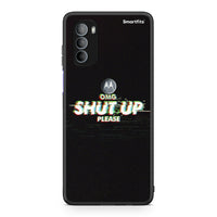 Thumbnail for Motorola Moto G31 OMG ShutUp θήκη από τη Smartfits με σχέδιο στο πίσω μέρος και μαύρο περίβλημα | Smartphone case with colorful back and black bezels by Smartfits