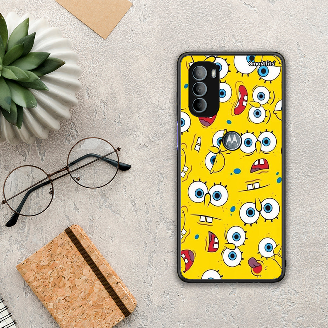 Popart Sponge - Motorola Moto G31 case