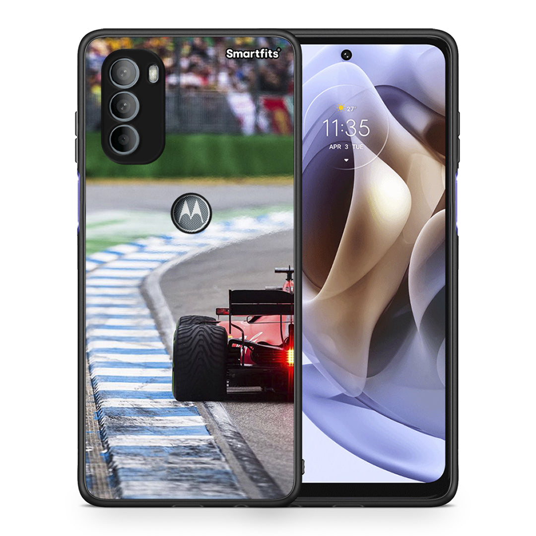 Θήκη Motorola Moto G31 Racing Vibes από τη Smartfits με σχέδιο στο πίσω μέρος και μαύρο περίβλημα | Motorola Moto G31 Racing Vibes case with colorful back and black bezels