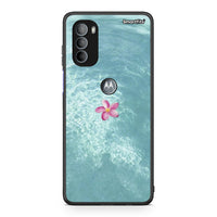 Thumbnail for Motorola Moto G31 Water Flower Θήκη από τη Smartfits με σχέδιο στο πίσω μέρος και μαύρο περίβλημα | Smartphone case with colorful back and black bezels by Smartfits