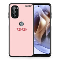 Thumbnail for Θήκη Motorola Moto G31 XOXO Love από τη Smartfits με σχέδιο στο πίσω μέρος και μαύρο περίβλημα | Motorola Moto G31 XOXO Love case with colorful back and black bezels
