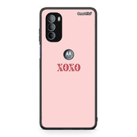 Thumbnail for Motorola Moto G31 XOXO Love θήκη από τη Smartfits με σχέδιο στο πίσω μέρος και μαύρο περίβλημα | Smartphone case with colorful back and black bezels by Smartfits