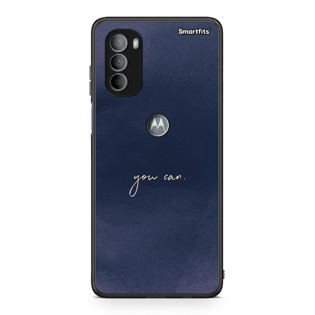 Motorola Moto G31 You Can θήκη από τη Smartfits με σχέδιο στο πίσω μέρος και μαύρο περίβλημα | Smartphone case with colorful back and black bezels by Smartfits