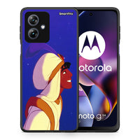 Thumbnail for Θήκη Motorola Moto G54 Alladin And Jasmine Love 1 από τη Smartfits με σχέδιο στο πίσω μέρος και μαύρο περίβλημα | Motorola Moto G54 Alladin And Jasmine Love 1 case with colorful back and black bezels