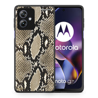 Thumbnail for Θήκη Motorola Moto G54 Fashion Snake Animal από τη Smartfits με σχέδιο στο πίσω μέρος και μαύρο περίβλημα | Motorola Moto G54 Fashion Snake Animal case with colorful back and black bezels