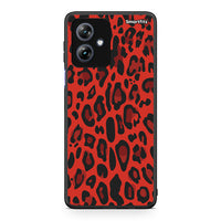 Thumbnail for 4 - Motorola Moto G54 Red Leopard Animal case, cover, bumper
