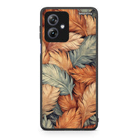 Thumbnail for Motorola Moto G54 Autumn Leaves Θήκη από τη Smartfits με σχέδιο στο πίσω μέρος και μαύρο περίβλημα | Smartphone case with colorful back and black bezels by Smartfits