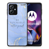 Thumbnail for Θήκη Motorola Moto G54 Be Yourself από τη Smartfits με σχέδιο στο πίσω μέρος και μαύρο περίβλημα | Motorola Moto G54 Be Yourself case with colorful back and black bezels