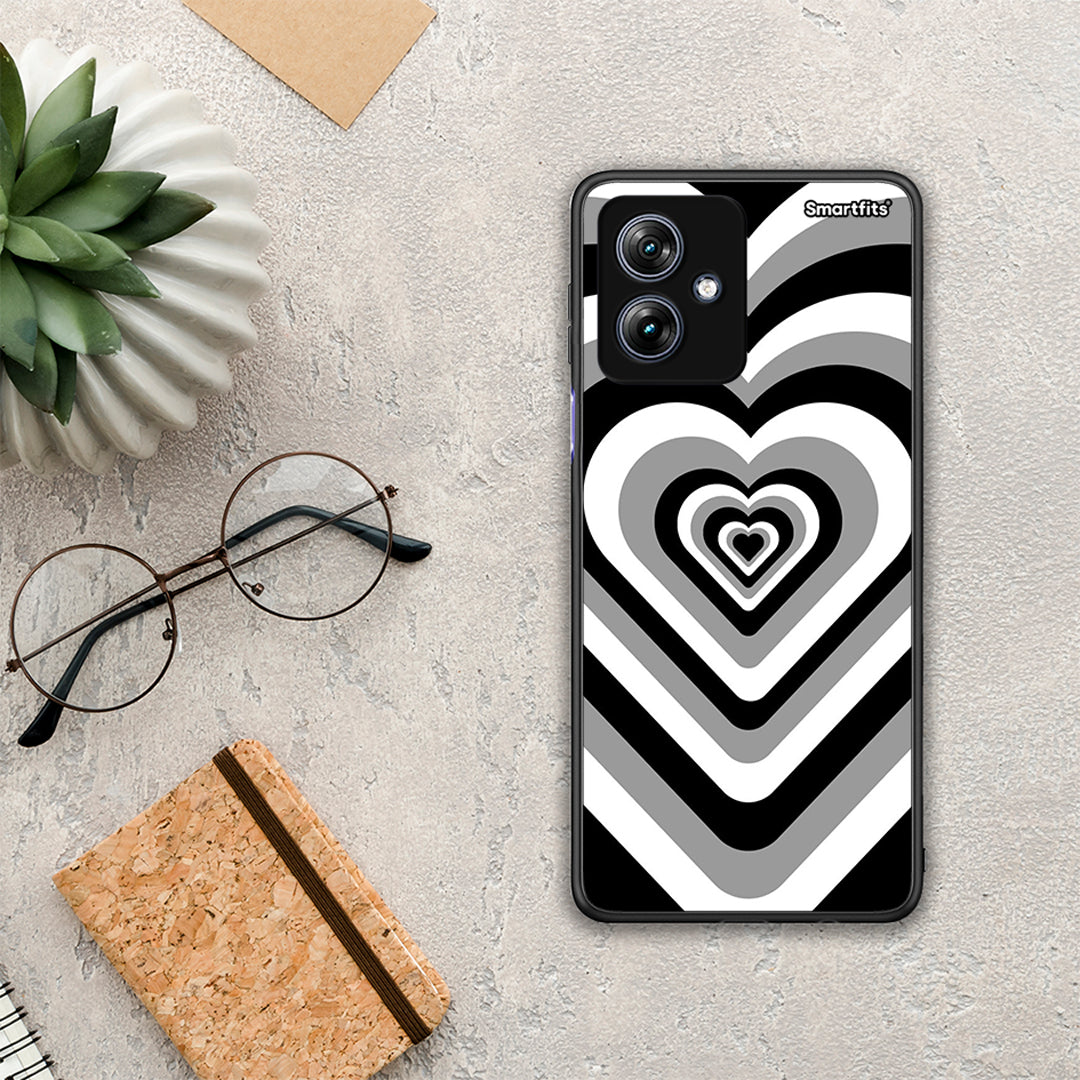 Black Hearts - Motorola Moto G54 case