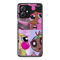 Thumbnail for Motorola Moto G54 Bubble Girls Θήκη Αγίου Βαλεντίνου από τη Smartfits με σχέδιο στο πίσω μέρος και μαύρο περίβλημα | Smartphone case with colorful back and black bezels by Smartfits