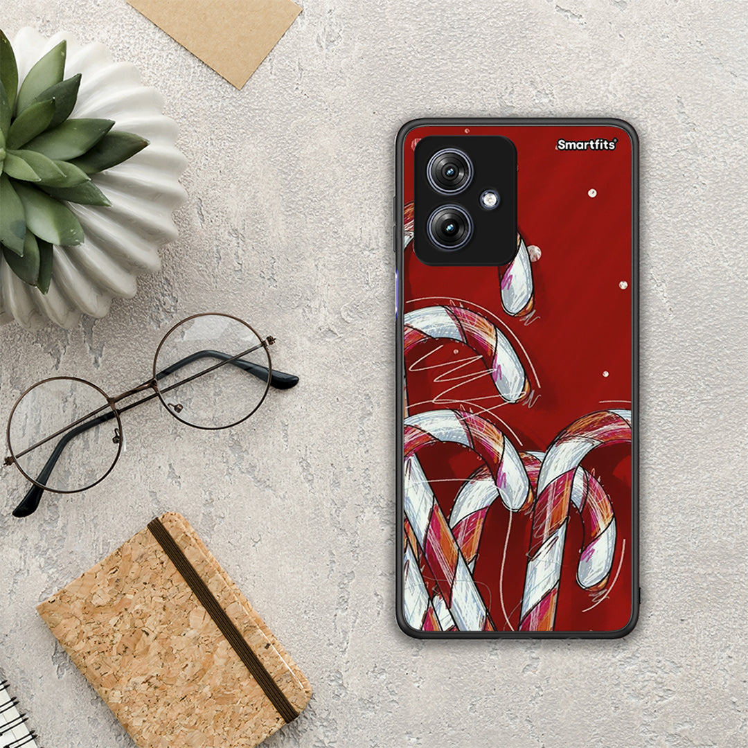 Candy Cane - Motorola Moto G54 case