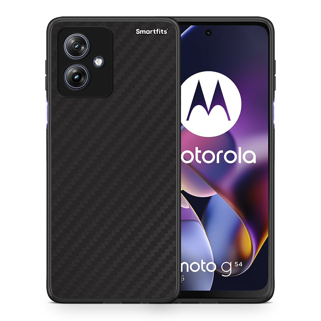 Θήκη Motorola Moto G54 Carbon Black από τη Smartfits με σχέδιο στο πίσω μέρος και μαύρο περίβλημα | Motorola Moto G54 Carbon Black case with colorful back and black bezels