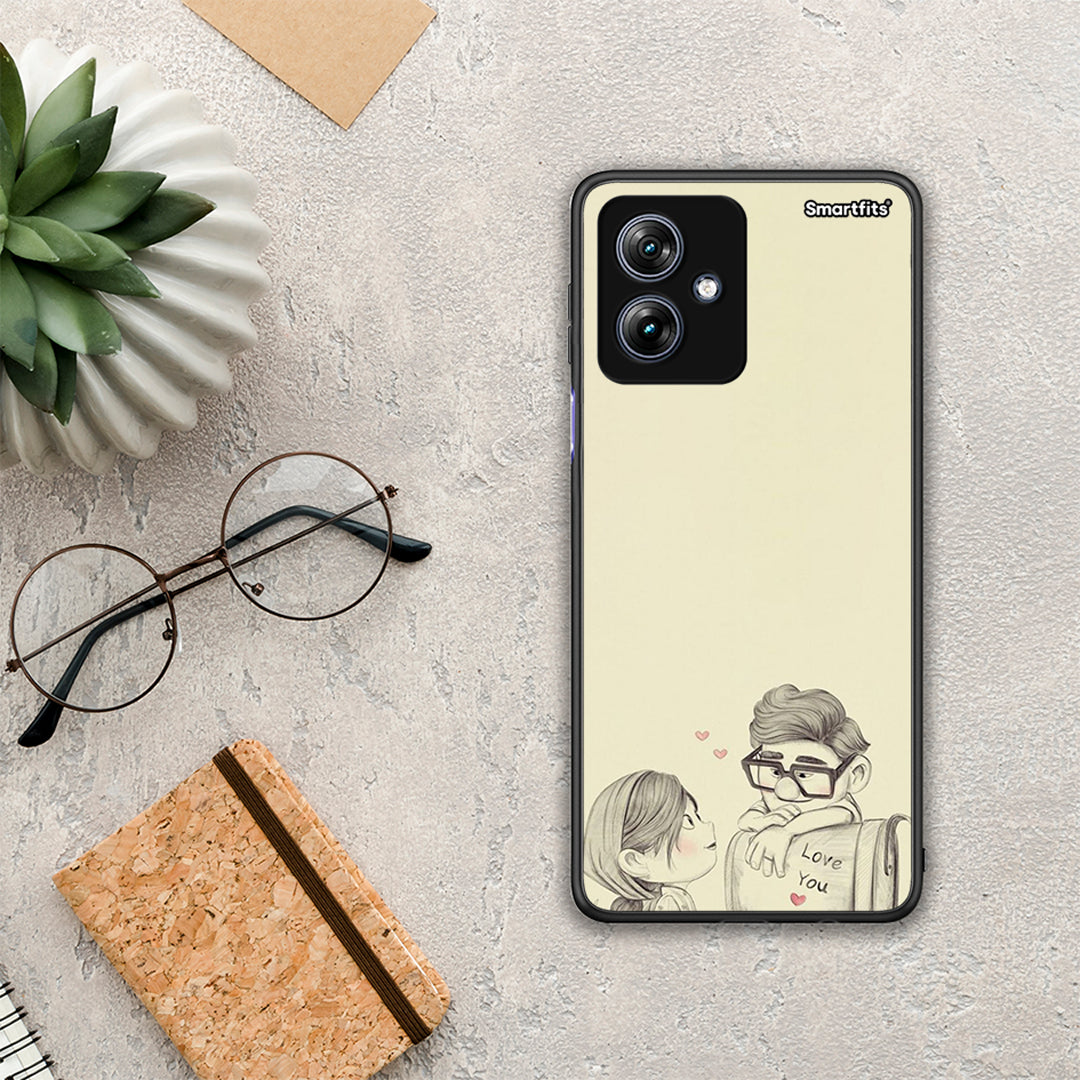 Carl and Ellie - Motorola Moto G54 case