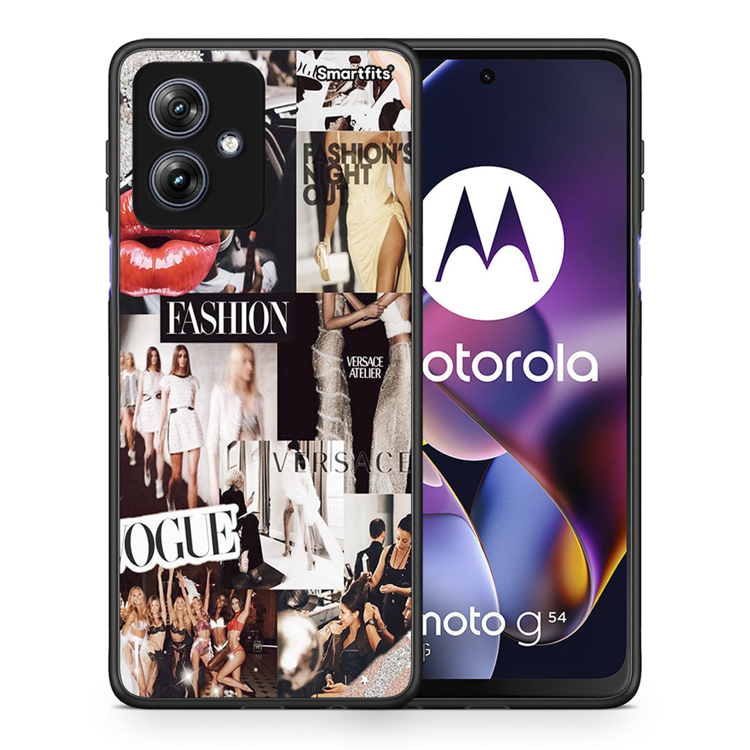 Collage Fashion - Motorola Moto G54 θήκη