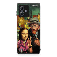 Thumbnail for Motorola Moto G54 Funny Art θήκη από τη Smartfits με σχέδιο στο πίσω μέρος και μαύρο περίβλημα | Smartphone case with colorful back and black bezels by Smartfits