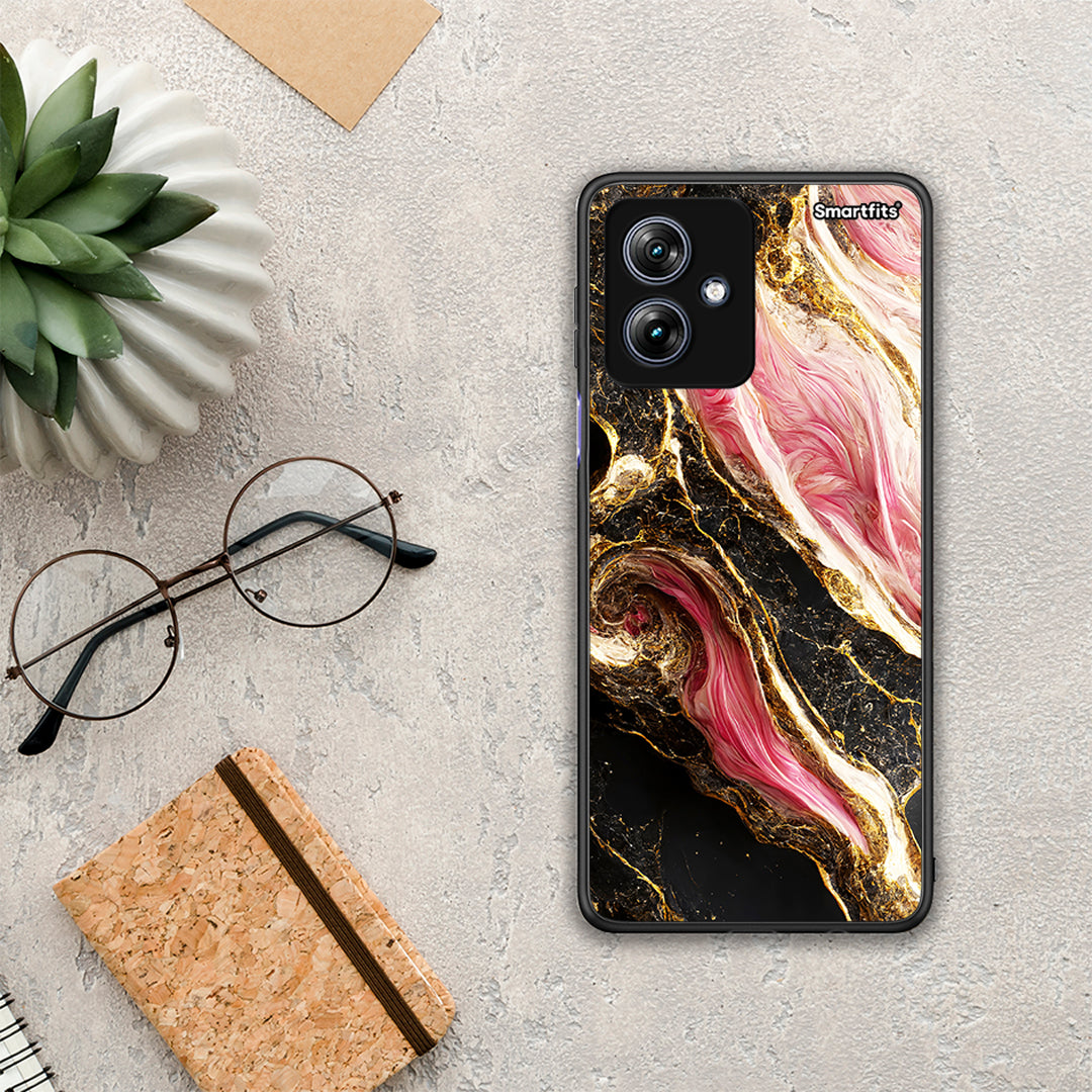 Glamorous Pink Marble - Motorola Moto G54 case