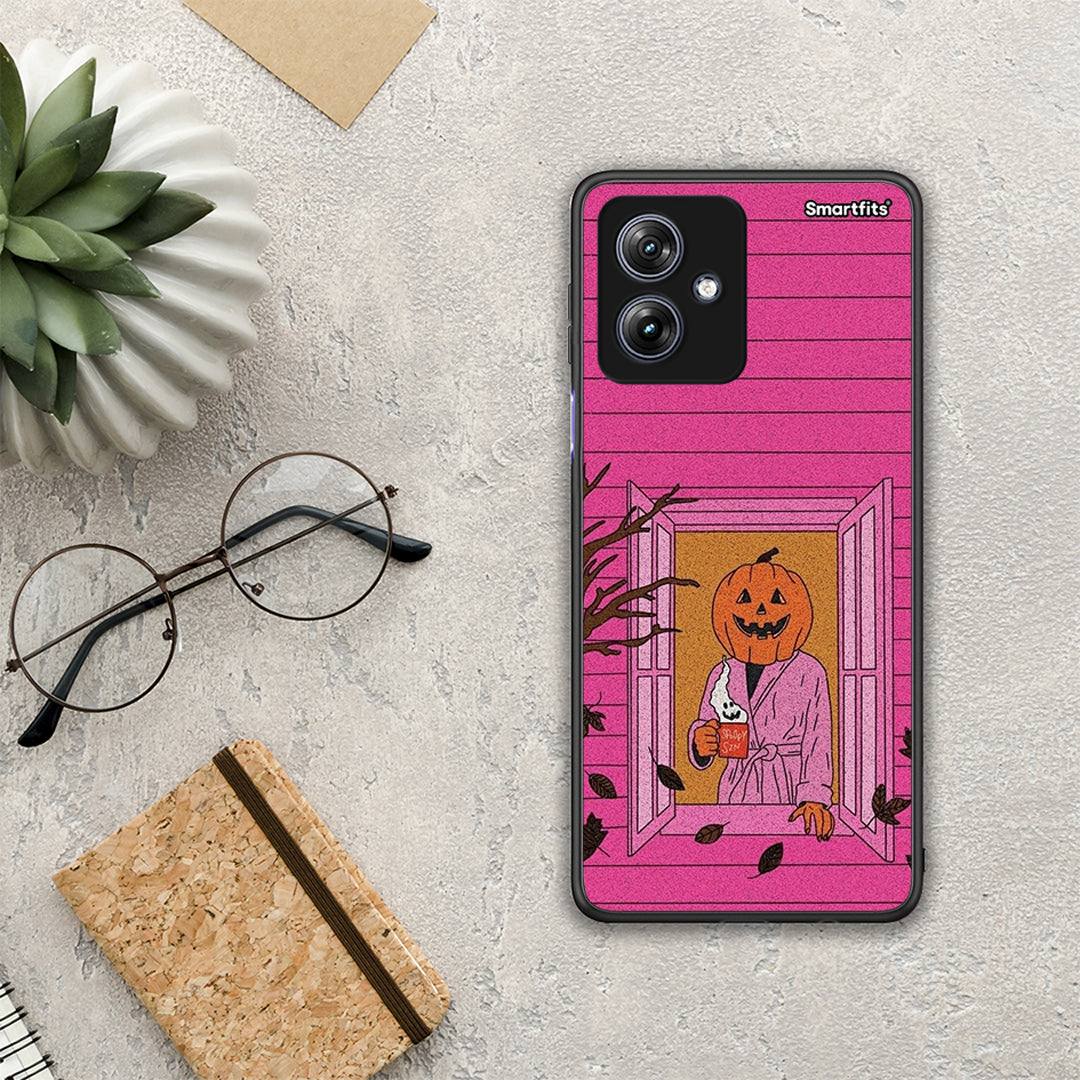 Halloween Pumpkin Lady - Motorola Moto G54 case