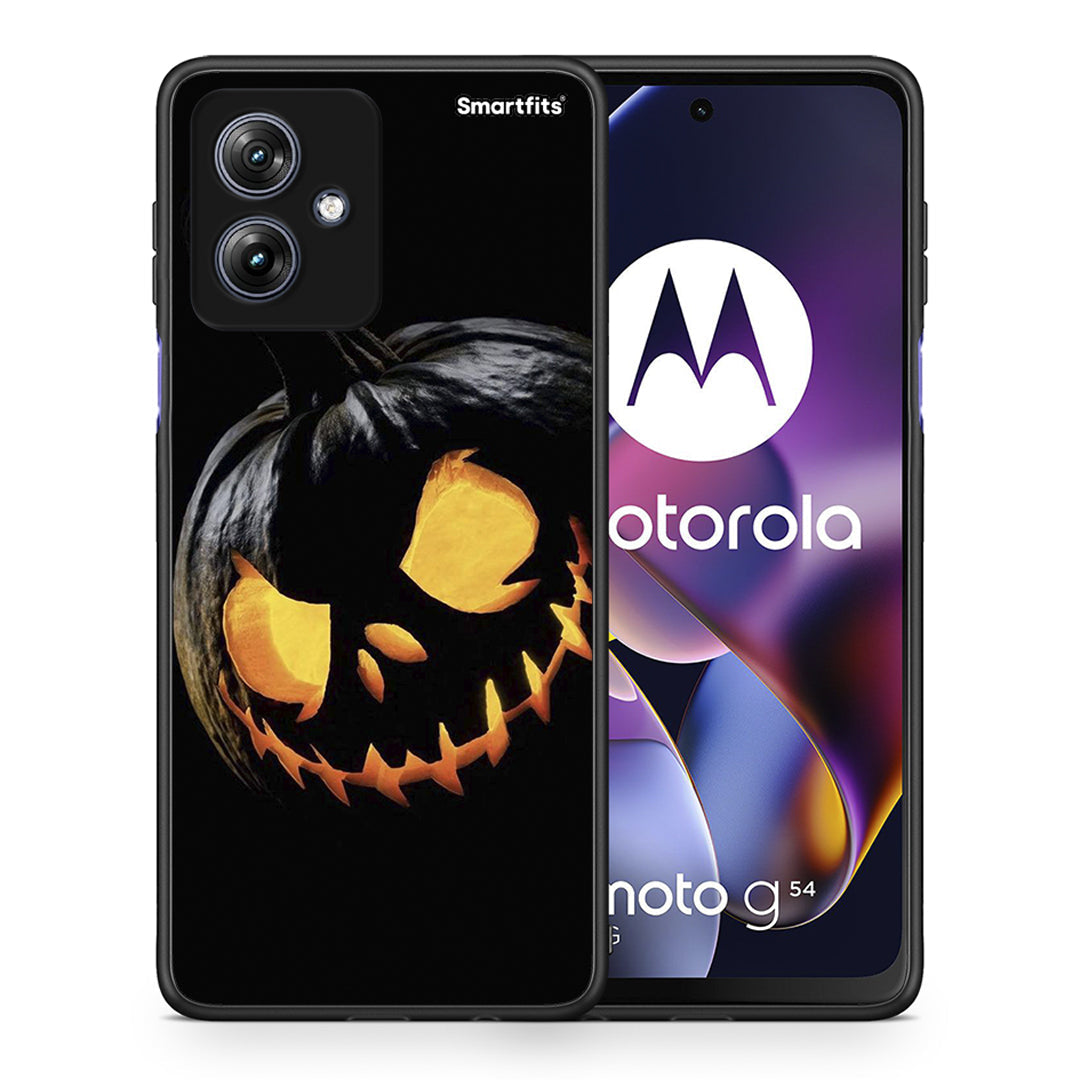 Halloween Scary Pumpkin - Motorola Moto G54 case