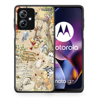 Thumbnail for Θήκη Motorola Moto G54 Happy Friends από τη Smartfits με σχέδιο στο πίσω μέρος και μαύρο περίβλημα | Motorola Moto G54 Happy Friends case with colorful back and black bezels