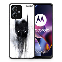 Thumbnail for Θήκη Motorola Moto G54 Paint Bat Hero από τη Smartfits με σχέδιο στο πίσω μέρος και μαύρο περίβλημα | Motorola Moto G54 Paint Bat Hero case with colorful back and black bezels