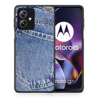 Thumbnail for Θήκη Motorola Moto G54 Jeans Pocket από τη Smartfits με σχέδιο στο πίσω μέρος και μαύρο περίβλημα | Motorola Moto G54 Jeans Pocket case with colorful back and black bezels