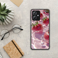 Thumbnail for Juicy Strawberries - Motorola Moto G54 case