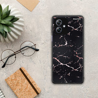 Thumbnail for Marble Black Rosegold - Motorola Moto G54 case