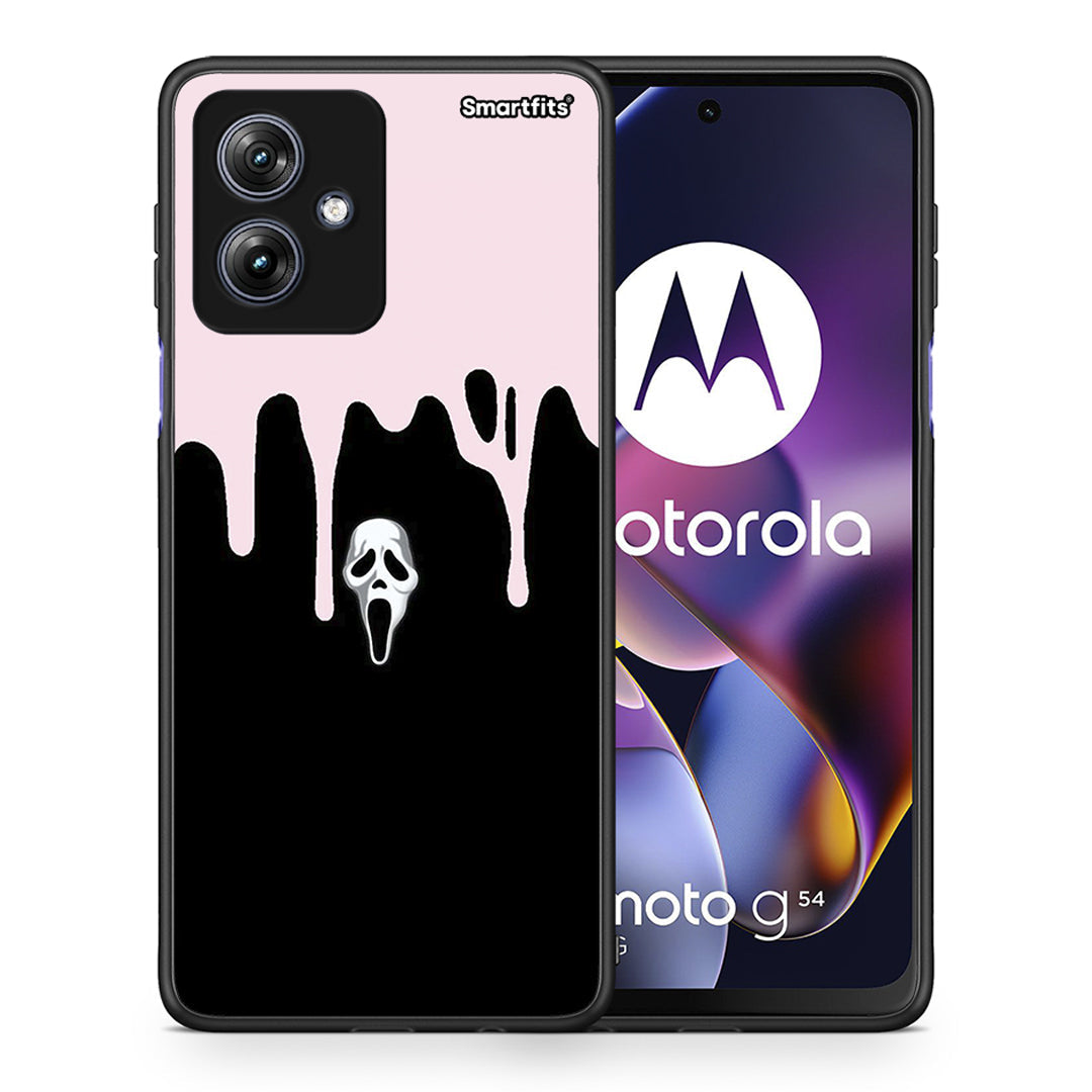 Melting Halloween Mask - Motorola Moto G54 case