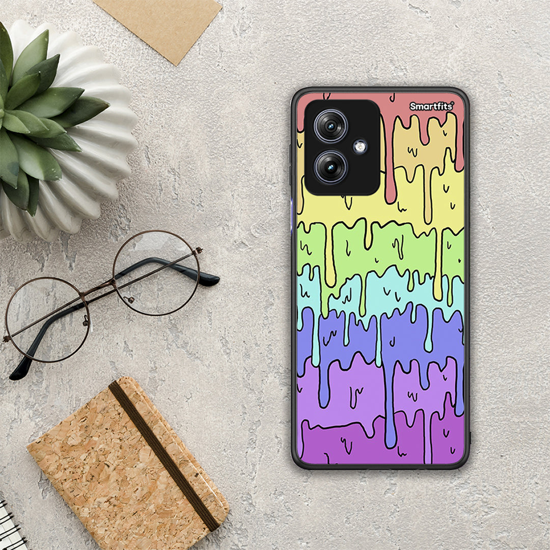 Melting Rainbow - Motorola Moto G54 θήκη