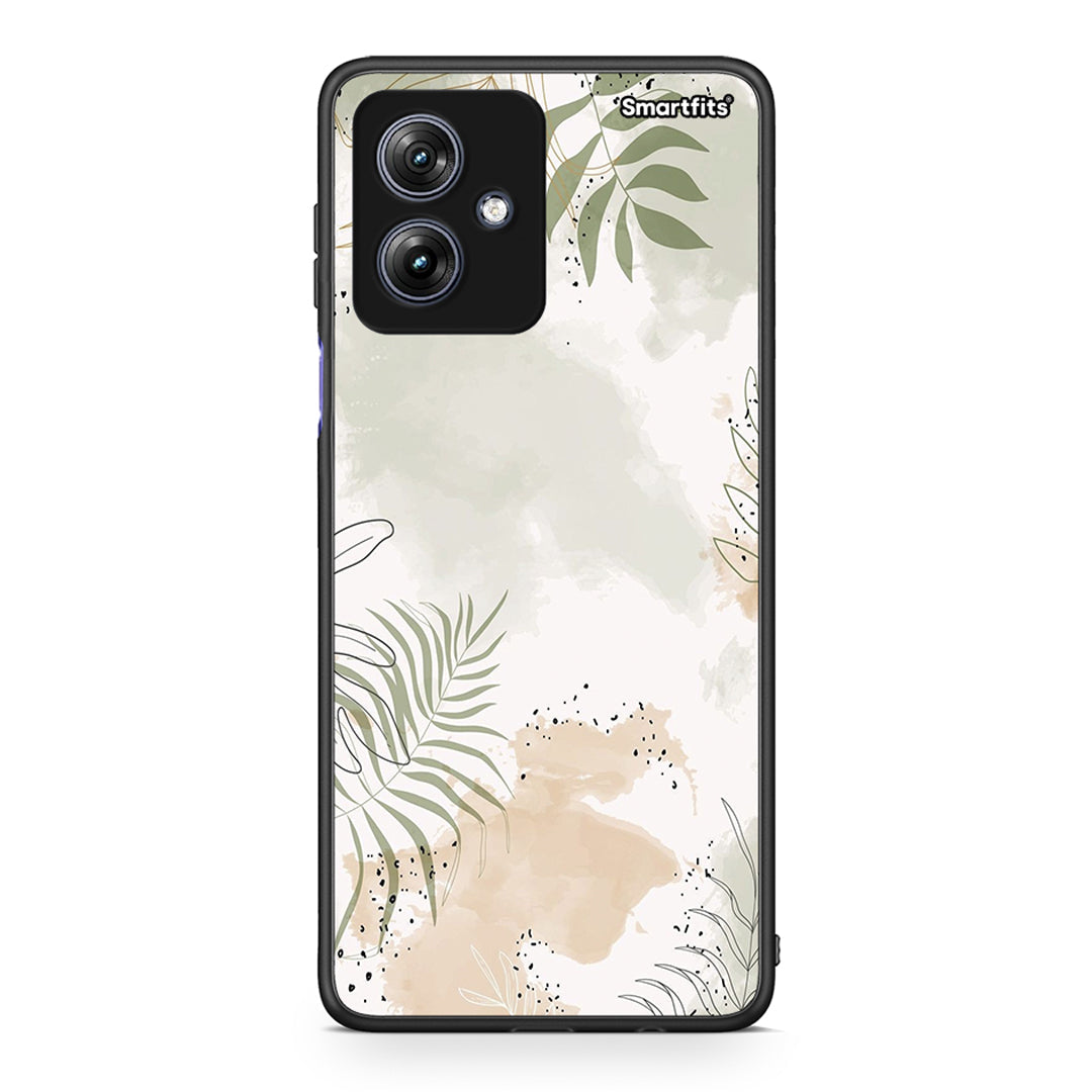 Motorola Moto G54 Nude Plants Θήκη από τη Smartfits με σχέδιο στο πίσω μέρος και μαύρο περίβλημα | Smartphone case with colorful back and black bezels by Smartfits