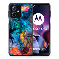 Thumbnail for Θήκη Motorola Moto G54 Crayola Paint από τη Smartfits με σχέδιο στο πίσω μέρος και μαύρο περίβλημα | Motorola Moto G54 Crayola Paint case with colorful back and black bezels