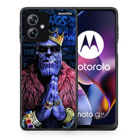 Thumbnail for Θήκη Motorola Moto G54 Thanos PopArt από τη Smartfits με σχέδιο στο πίσω μέρος και μαύρο περίβλημα | Motorola Moto G54 Thanos PopArt case with colorful back and black bezels