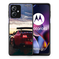 Thumbnail for Θήκη Motorola Moto G54 Racing Supra από τη Smartfits με σχέδιο στο πίσω μέρος και μαύρο περίβλημα | Motorola Moto G54 Racing Supra case with colorful back and black bezels