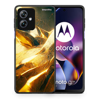 Thumbnail for Θήκη Motorola Moto G54 Real Gold από τη Smartfits με σχέδιο στο πίσω μέρος και μαύρο περίβλημα | Motorola Moto G54 Real Gold case with colorful back and black bezels