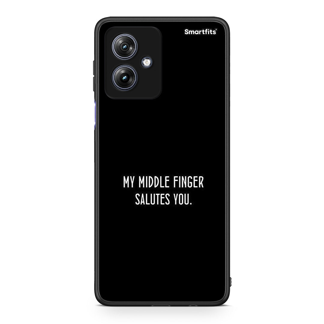 Motorola Moto G54 Salute θήκη από τη Smartfits με σχέδιο στο πίσω μέρος και μαύρο περίβλημα | Smartphone case with colorful back and black bezels by Smartfits