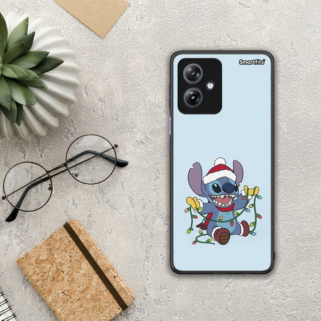 Santa Stich - Motorola Moto G54 case