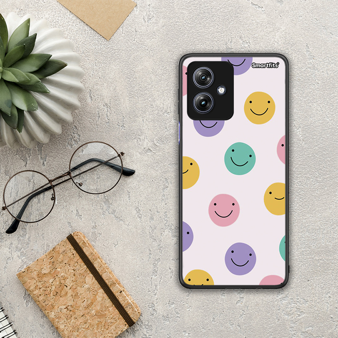 Smiley Faces - Motorola Moto G54 θήκη