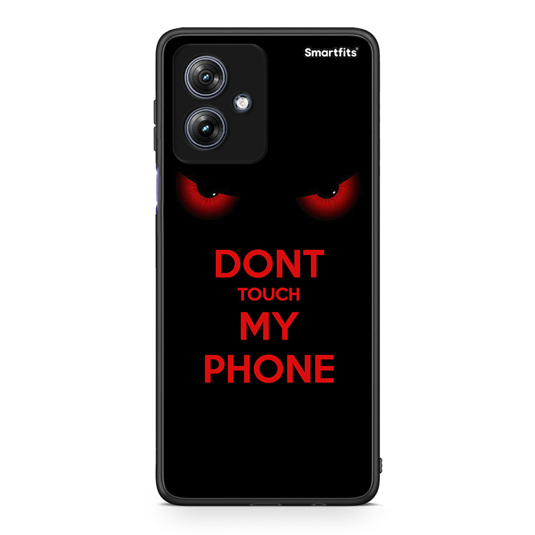 Motorola Moto G54 Touch My Phone Θήκη από τη Smartfits με σχέδιο στο πίσω μέρος και μαύρο περίβλημα | Smartphone case with colorful back and black bezels by Smartfits