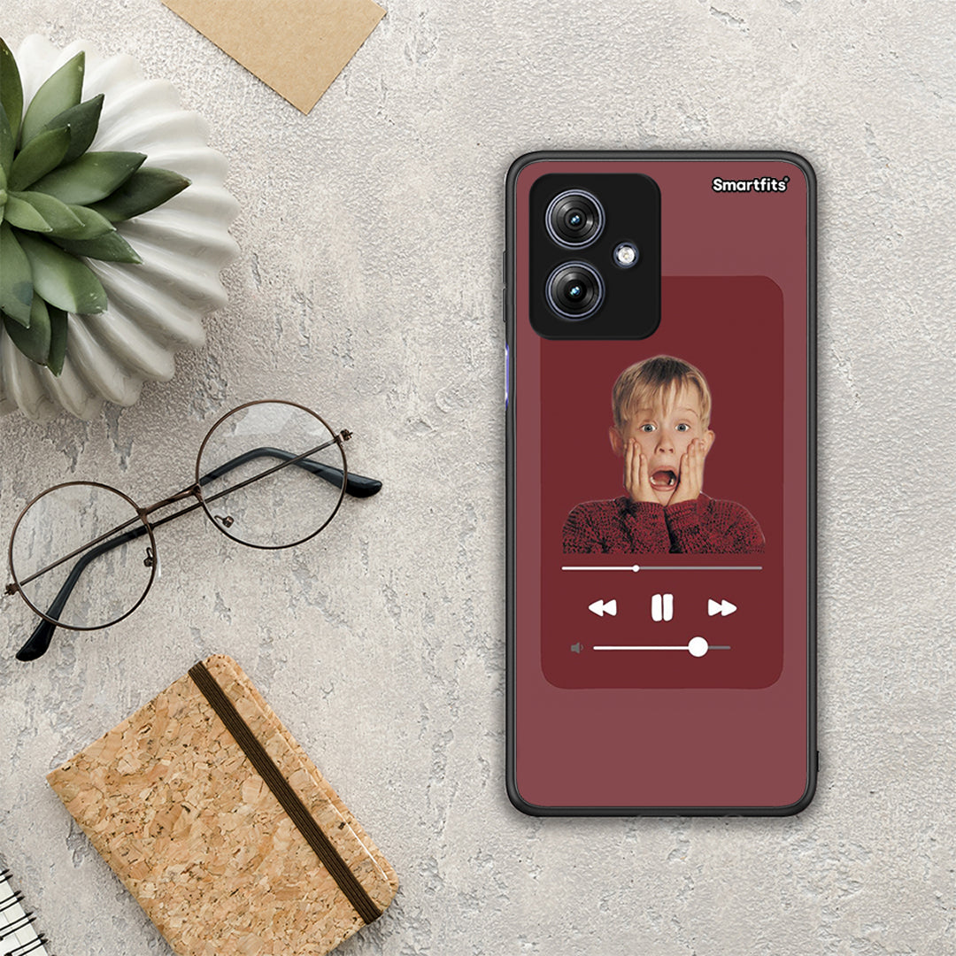 Xmas Alone Music - Motorola Moto G54 case