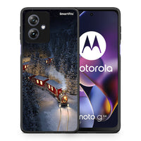 Thumbnail for Θήκη Motorola Moto G54 Xmas Train από τη Smartfits με σχέδιο στο πίσω μέρος και μαύρο περίβλημα | Motorola Moto G54 Xmas Train case with colorful back and black bezels