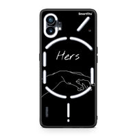 Thumbnail for Nothing Phone 1 Aeshetic Love 1 Θήκη Αγίου Βαλεντίνου από τη Smartfits με σχέδιο στο πίσω μέρος και μαύρο περίβλημα | Smartphone case with colorful back and black bezels by Smartfits
